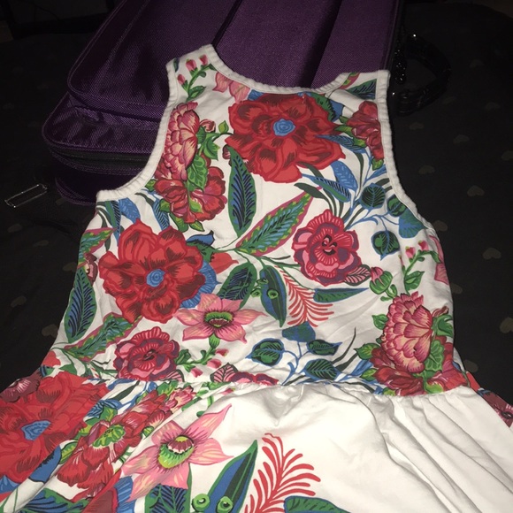 * SOLD * ❤️DESIGUAL GIRLS FLORAL SUMMER DRESS SIZE 13-14❤️ - Picture 7 of 9